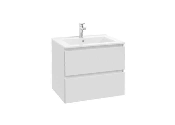 Deluxe underskab til vask 60 cm mat hvid - REN